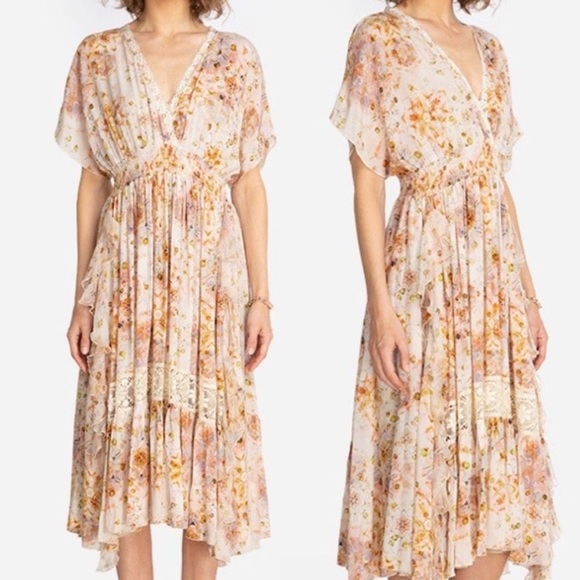 Jade Dresses & Skirts - Jade Johnny Was Floral Dress Size XL